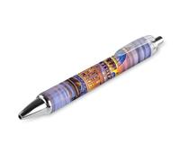 Penna a sfera a scomparsa Roma Italia con inchiostro nero, per ufficio e casa, 1 pezzo