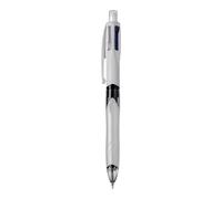 Penna a sfera Bic 4 colori, comoda impugnatura in gomma opaca e portamine