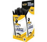 Penna a sfera BIC Cristal Large nera (50 pezzi)