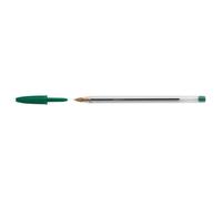 Penna a sfera Cristal - punta media 1,0mm - verde - Bic - conf. 50 pezzi Quantita min. 1