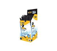 Penna a sfera con cappuccio Cristal Soft - punta 1,2mm - nero - Bic - conf. 50 pezzi