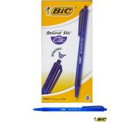 Penna a sfera Bic rotonda Stic Clic blu scatola 20 pz