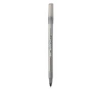 Penna a sfera BIC Round Stic Xtra Precision nera, confezione da 12
