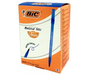 Penna a sfera BIC Round Stick Classic - 10 pezzi
