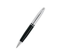 Penna a sfera Calais Premium Chrome brillante con cappuccio cromato, presentata