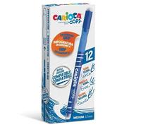 Penna a sfera cancellabile Oops blu (12 pz.)