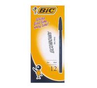 Penna a sfera classica Bic Economy di alta qualità con pennino da 1,0 mm, confez