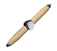 Penna a sfera colorata in metallo con luce a LED, per bambini, adolescenti, studenti, adulti, per uomini
