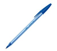 Penna a sfera con cappuccio Cristal Soft - punta 1,2mm - blu - Bic - conf. 50 pezzi