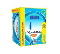 Penna a sfera con cappuccio Inkjoy 100 RT - punta 1,0mm - blu - Papermate - conf. 80+20 pezzi