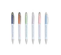 Penna A Sfera Con Evidenziatore personalizzata, punta pastello, evidenziatori per studenti, scuola, ufficio, colori assortiti (20)
