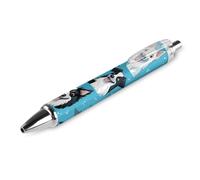 Penna a sfera con inchiostro blu a forma di cane da compagnia, penna a sfera per ufficio e scuola, 1 pezzo come foto 2