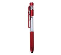 Penna a sfera con luce a LED multiuso libro di lettura forniture per uso domestico per interni ed esterni, viaggi, campeggio, penna a sfera pieghevole portatile