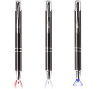 Penna a sfera con punta illuminata, con luce LED, per scrivere al buio 3Pack-3 colors