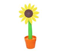 Penna a Sfera Creativa a Girasole, Plastica e Gomma, Scrittura Fluida | Forma Vaso di Girasole, Riduce la Fatica della Mano, per Fogli e Quaderni, Scuola e Cattedra