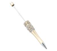 Penna a sfera creativa con perline da 1,0 mm di cancelleria scrittura liscia forniture scolastiche perline a sfera scrittura perline per studenti