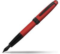Penna A Sfera Cross Bailey Matte Rossa Con PVD Nera Accessori E Nib Medio