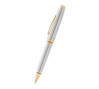 Penna a sfera Cross Coventry cromata brillante, iconica azione girevole sottile,