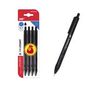 PENNA A SFERA DAM MPPE34802C00 - confezione da 4 pezzi, punta 0,7 mm, inchiostro a olio