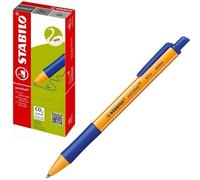 Penna a sfera Ecosostenibile-STABILO pointball-CO2 neutral-Blu conf da 10 pezzi