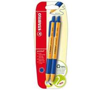 STABILO Penna a sfera pointball Ecosostenibile CO2 neutral Pack da 2 Blu