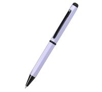 Penna a sfera esagonale in alluminio, penna a sfera esagonale, colore inchiostro blu, penna a sfera con pennino capacitivo, 1 pezzo