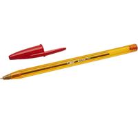 Penna sfera Cristal - punta fine 0,8 mm - rosso - Bic - conf. 50 pezzi