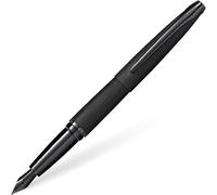 Cross ATX Diamante Modello Nero Fine Punta Penna Stilografica Con Click Off Lid