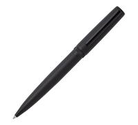 BOSS Penna a sfera rivestita in lacca nera opaca con anello con logo - Style Ballpoint pen Gear Matrix Black, 58082806 Nero pz.