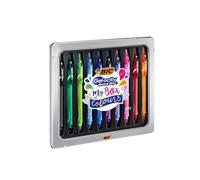 Penna a sfera Gelocity quick dry - punta 0,7mm - colori assortiti - BIC - astucc
