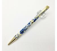 Penna A Sfera Giapponese Ai Indigo Blue Cherry Water Gifu Mino Washi
