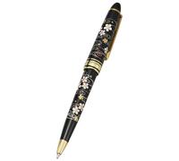 Penna A Sfera Giapponese Maki-e In Lacca Yamanaka Fiume Sakura Giappone