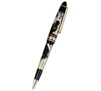 Penna A Sfera Giapponese Maki-e In Lacca Yamanaka Sakura Cherry Giappone