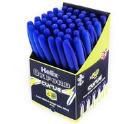 Penna A Sfera Helix Oxford Curve 1.0mm Punta Ago Blu Confezione Da 50
