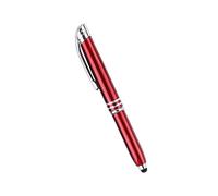 Penna a sfera in alluminio rame con illuminazione a LED e funzionalità stilo, per professionisti e studenti Penna a sfera a LED