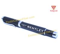 Penna A Sfera In Fibra Di Carbonio Con Testo E Logo Bianco - Ottimo Regalo