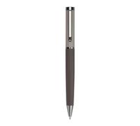 Penna a sfera in metallo con rotazione per aprire/chiudere, per firma aziendale, scrittura liscia, per ufficio, ristorante, hotel, reception