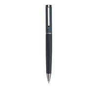 Penna a sfera in metallo per firma ufficio, regalo aziendale, con rotazione per aprire/chiudere, per ufficio, hotel, reception, firme