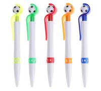 Penna a Sfera in Plastica a Forma di Calcio 10 Pezzi per Studenti | Design Creativo e Adorabile, Leggera per Scrivere Ogni Giorno, Adatta a Scuola e Ufficio, per Ragazzi Colore Casuale