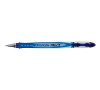 Penna a sfera inchiostro gel Q-Connect con cappuccio 0,5 mm blu - conf. 10 pezzi - KF21717
