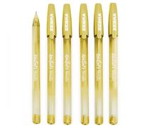 Penna A Sfera Metallica Doodler'z Zebra 1.0mm Inchiostro Oro Confezione Da 6