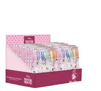 Penna a sfera Minnie - Penna a sfera a forma di personaggio Disney, ideale per ragazze, adolescenti e fan dell'universo classico, Minnie, Taglia unica, Licenza