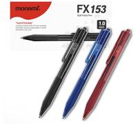 Penna a sfera MonAmi FX 153 1,0 mm/nero blu rosso/12 pezzi penna a colori