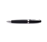 Penna a sfera Montegrappa Mia in resina nera con finitura palladio ISMIABIC