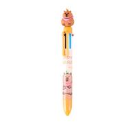 Penna a sfera multicolore 6 colori in 1 penna arcobaleno retrattile per classe ufficio colore divertente per studenti scolastici a sei colori