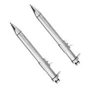 Penna a sfera multifunzione 2 in 1, 15 cm, con calibro a corsoio per misurazioni precise, per progettisti, ufficio, studio, 2 pezzi, penna a sfera con pinza