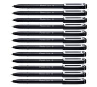 Penna a sfera nera Pentel iZee BX457-A /12 pezzi/ CONFEZIONE