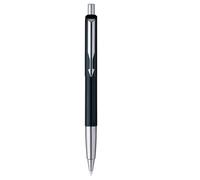 Penna a sfera originale Parker Vector in acciaio inossidabile nero opaco oro ...