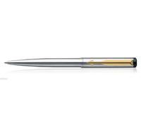 Penna a sfera originale Parker Vector in acciaio inossidabile nero opaco oro ...