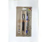 Parker Vector Standard Roller Ball Pen Chrome Trim CT (corpo nero) inchiostro...